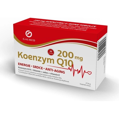 Galmed Koenzym Q10 200 mg 30 tablet