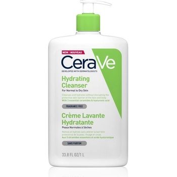 CeraVe Hydrating Cleanser почистваща емулсия с хидратиращ ефект 1000ml