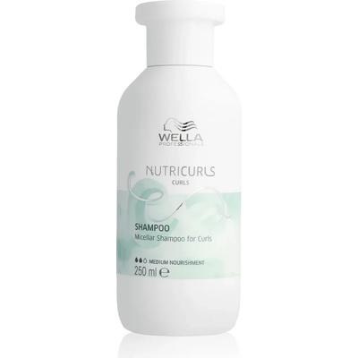 Wella Professionals NutriCurls Curls Micellar Shampoo Шампоан за жени 250 ml опция Нова опаковка