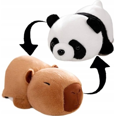 KAPYBARA 2v1 PLYŠOVÝ MAZLÍČEK PŘÍTULNÍČEK PANDA PŘEKVAPENÍ 50 cm