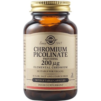 Solgar Chromium Picolinate 200 mcg [90 капсули]