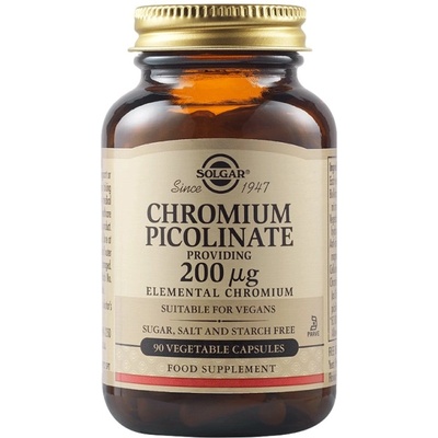 Solgar Chromium Picolinate 200 mcg [90 капсули]