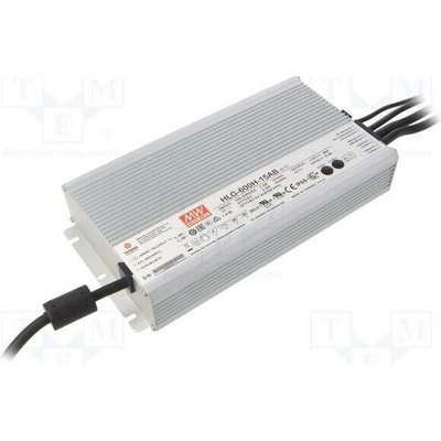 MEAN WELL HLG-600H-15AB Napájecí zdroj: spínaný; LED; 540W; 15VDC; 18÷36A; 90÷305VAC; IP65