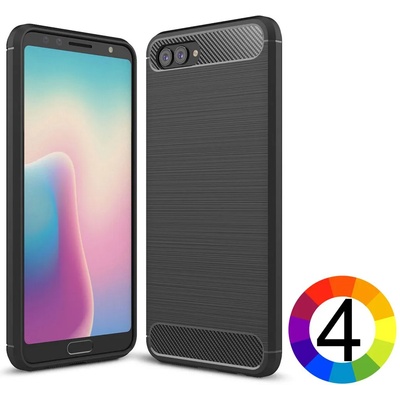 Huawei nova 2s Удароустойчив Carbon Fiber Калъф и Протектор