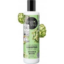 Organic Shop šampón Artičok a brokolica 280 ml