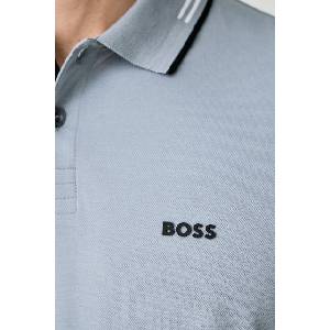 BOSS Green тениска с яка мъжка памучна Paul (50506193)