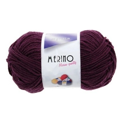 Vlnap příze Merino 14800 fialová lilková