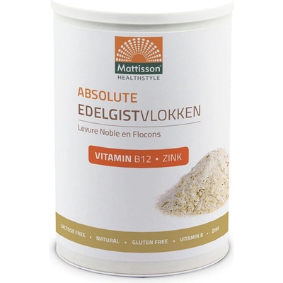 Mattisson Healthstyle Хранителна Мая с витамин В12 + Цинк 200 g прах | Mattisson Healthstyle (MT1595)