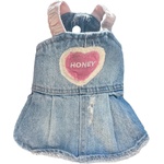 Tiger`s Heart Дънкова рокличка honey