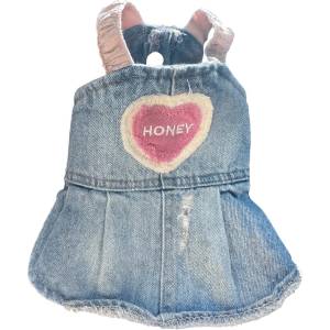 Tiger`s Heart Дънкова рокличка honey