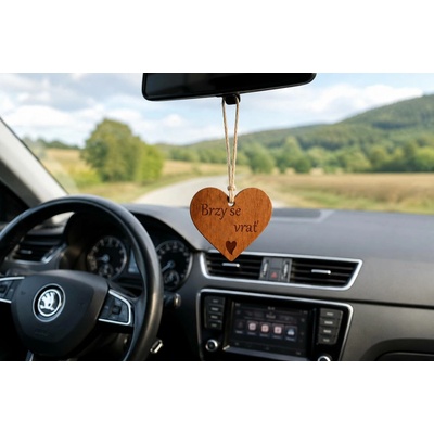 WOODRIVE SRDCE „Brzy se vrať“ CHARISMATIC 1ks