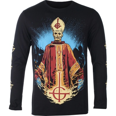 ROCK OFF мъжка тениска с дълъг ръкав Ghost - Papa & Radient Ghouls - ROCK OFF - GHOLST43MB