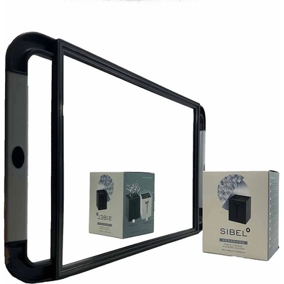 Sibel V-Design Hairdresser Mirror Black