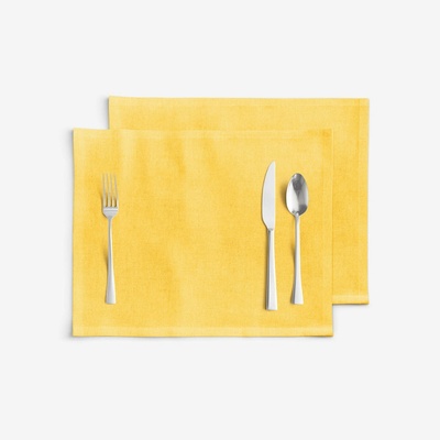Goldea prestieranie malaga žlté 2ks 30 x 40 cm