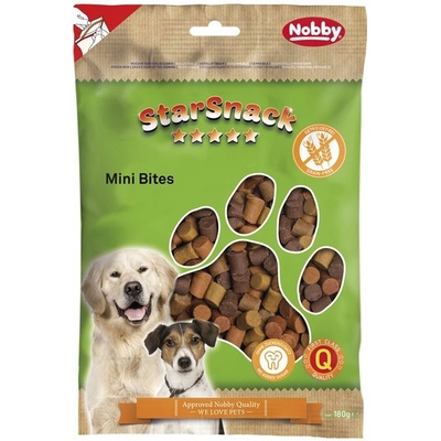 Nobby StarSnack Mini Bites GRAIN FREE maškrty 180 g