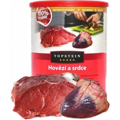 Topstein Farm Fresh hovězí a srdce 800 g