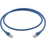Brand-Rex Пач кабел Brand-Rex, 1m Smartpatch Cat. 6, STP, PVC, син (SP6PCS015400H)