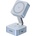 UGREEN Безжично зарядно 2в1 UGREEN W752, Макс мощност 35W, MagFlow 25W Qi2, USB-C, Бял (55960B)