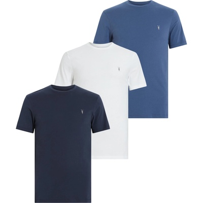 AllSaints Тениска 'BRACE' синьо, бяло, размер L