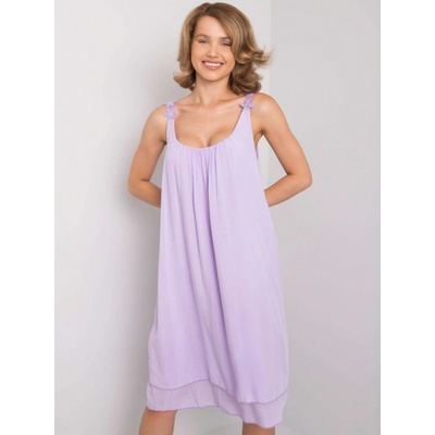 Voľné šaty na ramienka TW-SK-BI-22002.14 purple