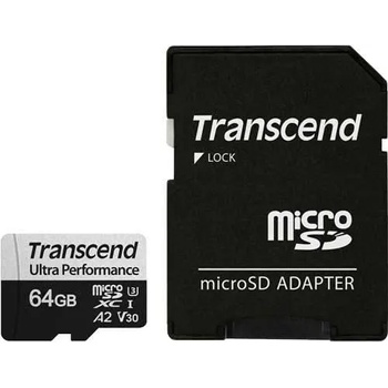 Image 1 of Transcend microSDXC 64GB C10/UHS-I/U3 TS64GUSD340S