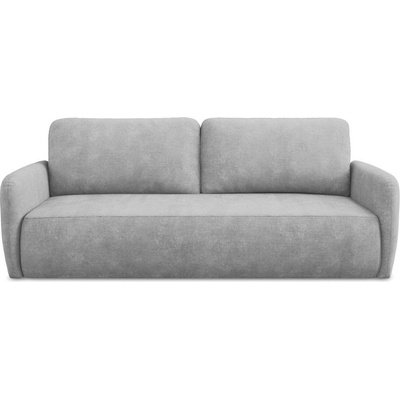 makamii Светлосив шенилов разтегателен диван с място за съхранение 218 cm Lilo - Makamii (LILO_3SF_61_P1_C1)