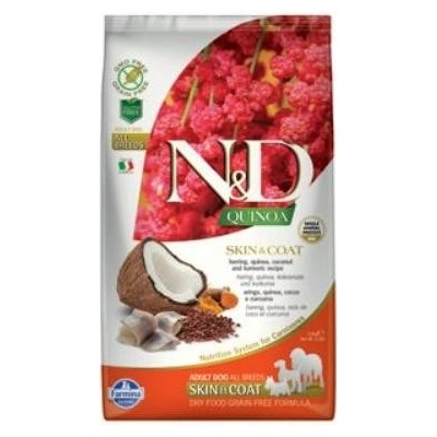 N&D Quinoa Adult All Breeds Grain Free Skin & Coat Herring & Coconut 0,8 kg