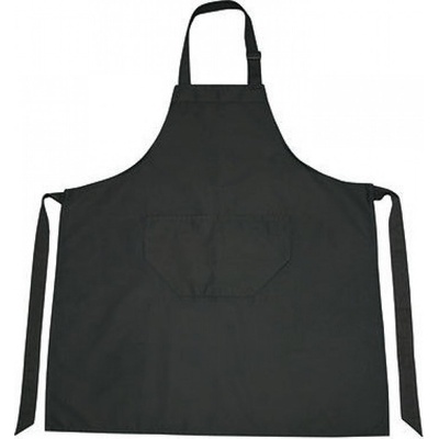Printwear Bavlněná pracovní zástěra s nastavitelným výstřihem šedá tmavá NT5220