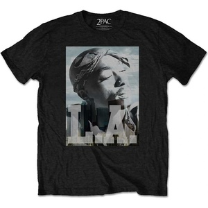 2Pac LA Skyline Тениска с къс ръкав Black M (2PACTS07MB02)