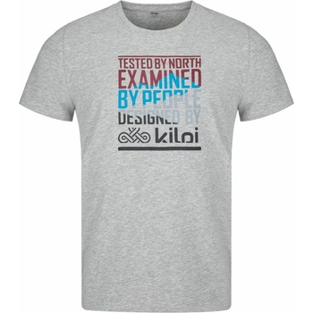 Kilpi Мъжка памучна тениска Kilpi TYPON-M Светлосива Kilpi | Siv | МЪЖЕ | XS