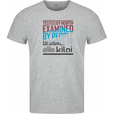 Kilpi Мъжка памучна тениска Kilpi TYPON-M Светлосива Kilpi | Siv | МЪЖЕ | XS