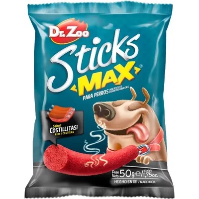 Dr. Zoo Sticks Max - месни стик бисквити с ребърца