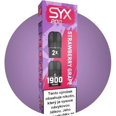 Syx Pod Strawberry Grape 16,5 mg 2x950 potáhnutí 1 ks – Zboží Dáma