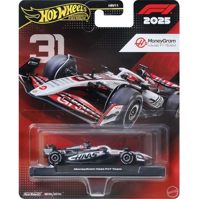 Mattel Hot Wheels Premium Formula1 2025 HRV11, MoneyGram Haas F1 Team VF-24 (#31)