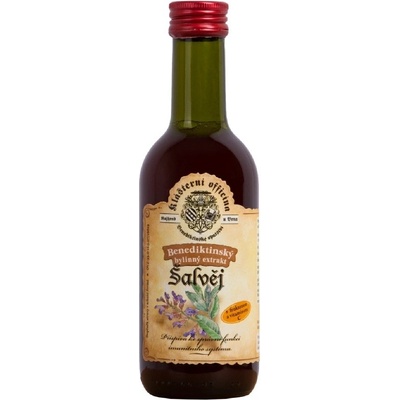 Kláštorná officína Bylinkový sirup šalvia lekárska 250 ml