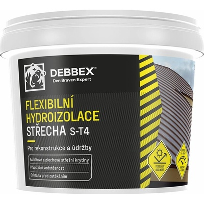 Den Braven DEBBEX Izolačný bitúmenový náter STRECHA S-T4, 5 kg, CH0038