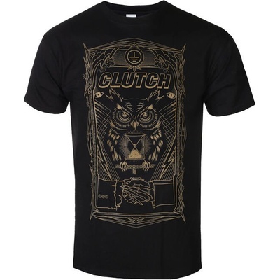 Tričko metal KINGS ROAD Clutch All Seeing Owl černá