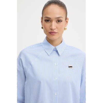 KARL LAGERFELD риза дамска памучна IKON (B2W11034)