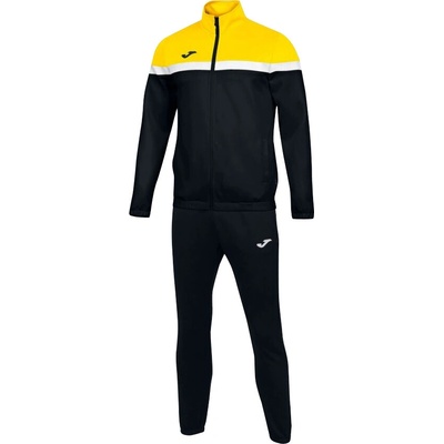 Joma Danubio Tracksuit Black Yellow