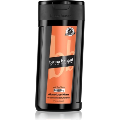 bruno banani Absolute Man освежаващ душ гел 3 в 1 за мъже 250ml