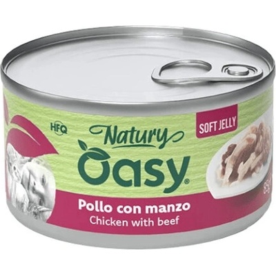 Oasy Natury Soft Jelly Chicken with beef 0,15 kg