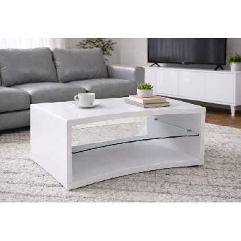 ЕВРОМАР Холна маса Karina - БЯЛ МДФ ЛАК