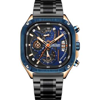 MEGIR Часовници megir si-38527 - Син / Черен kp38527 (si-38527)