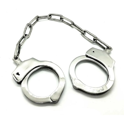 Black Label Stainless Steel Police Handcuffs