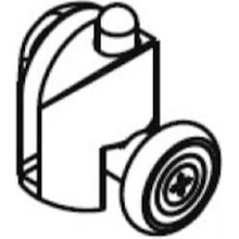 Pojezd - spodní k MUS, MUQ šedý, 1ks