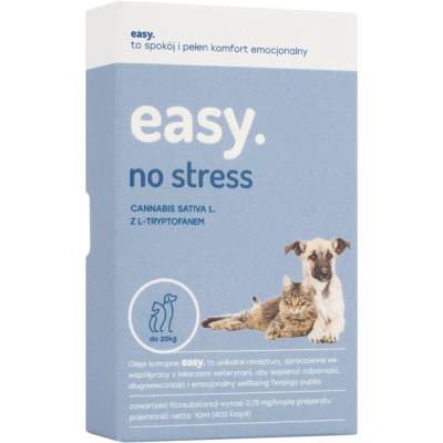 easy Easy. Конопено масло за кучета и котки No Stress над 20 кг