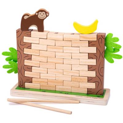 Bigjigs Toys - Дървена игра за баланс и координация - Джунгла