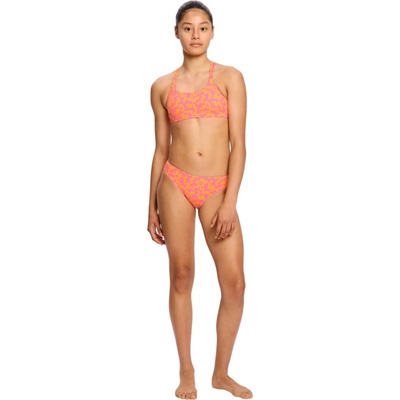 Modibodi dievčenské menštruačné plavky Bikini Brief Light Wavy Pink spodný diel