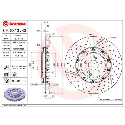 BREMBO 09.9313.33