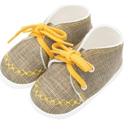 New Baby jeans dojčenské capáčky tenisky mustard